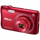 Фотоаппарат компактный Nikon Coolpix S3700 Red