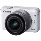 Фотоаппарат системный Canon EOS M10 White + EF-M 15-45 IS STM Silver