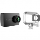 Видеокамера экшн Yi 4K комплект с аквабоксом черный